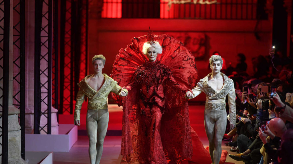 NZ International Film Festival 7. 'Legend' collection, Paris Haute Couture week Jan 2017, photo courtesy of Guo Pei
